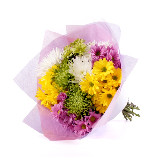 Chrysanthemum Bouquet  Flowers by Post  Floric