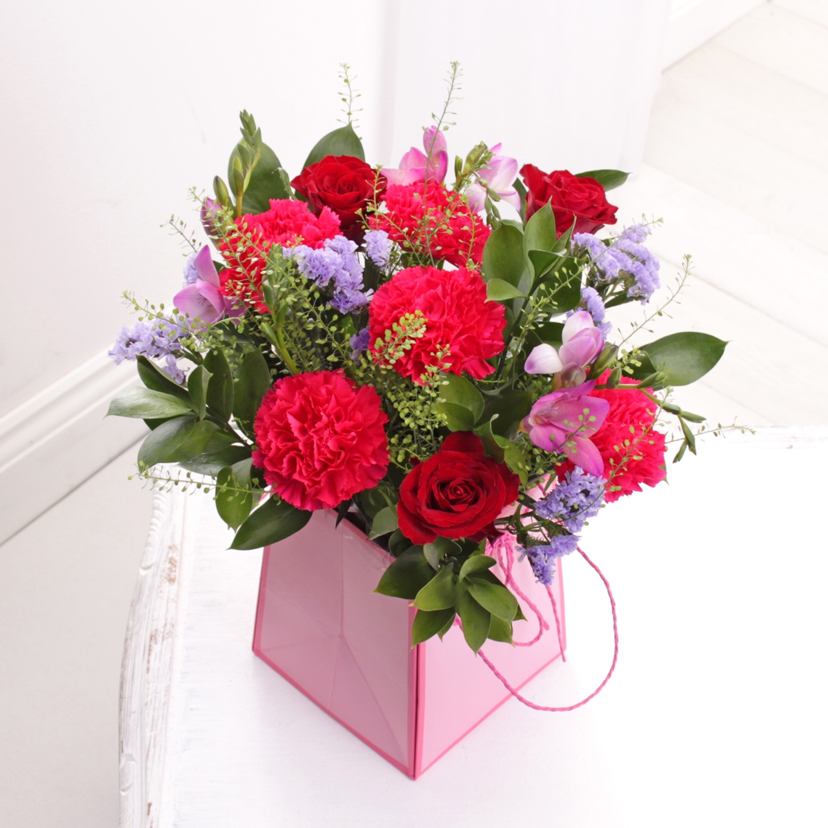 Pink clearance flower bag