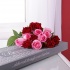 Letterbox Red & Pink Roses