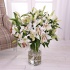 White Oriental Lilies (20 Stems)