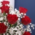 Dozen Red Roses & Gypsophila