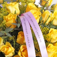 personalized Yellow roses